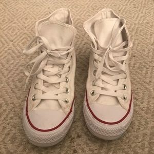 WHITE HIGH TOP CONVERSE